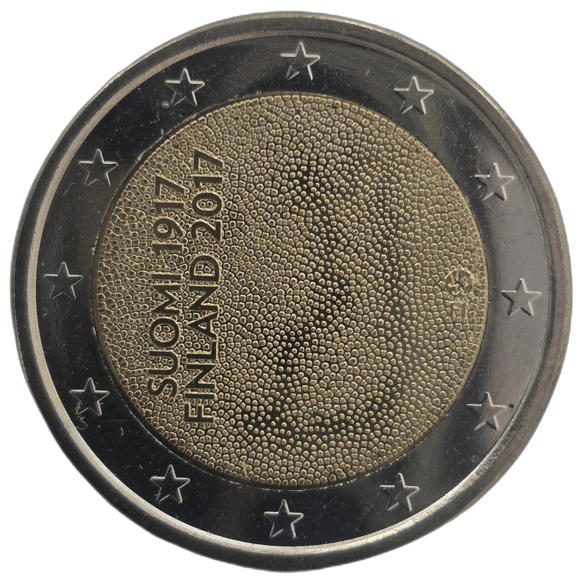 2 euros conmemorativa Centenario de la Independencia de Finlandia Año 2017
